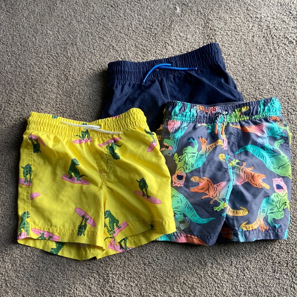 Lot of 3 boys swim shorts
